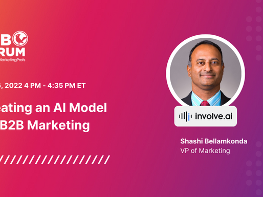 AI & Good Marketing Ideas at Marketing Profs #mpb2b