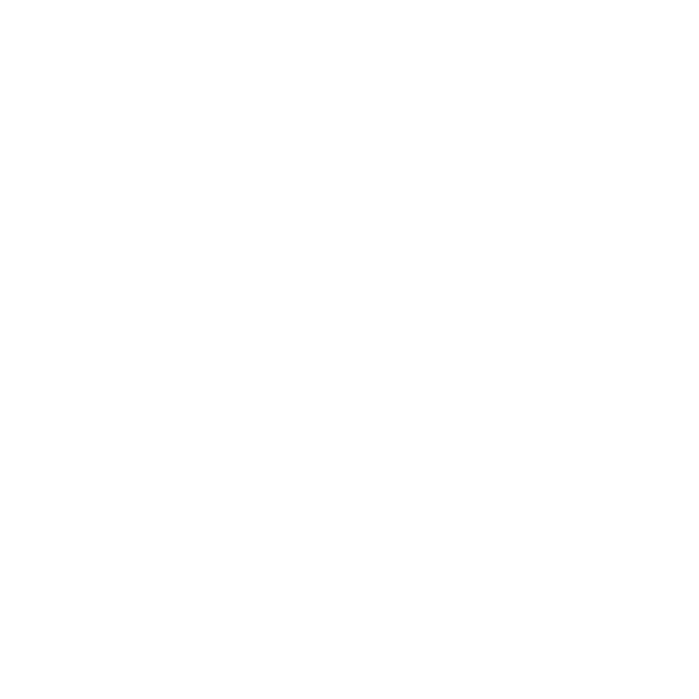 Red Barn Market & Nursery logo featuring a white circular design with a rooster weathervane and text highlighting its location in Puyallup, WA.