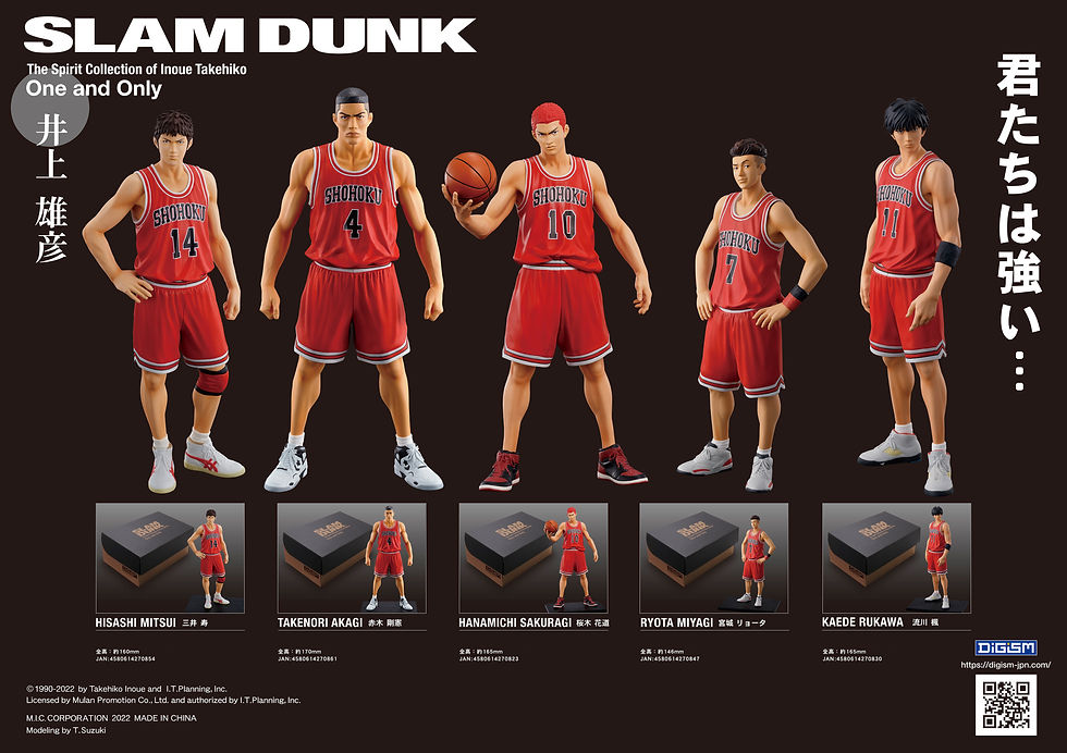 Thumbnail: M.I.C DiGiSM One and Only slam dunk Hanamichi Sakuragi figure PVC toy Australia rare Shohoku anime manga the first