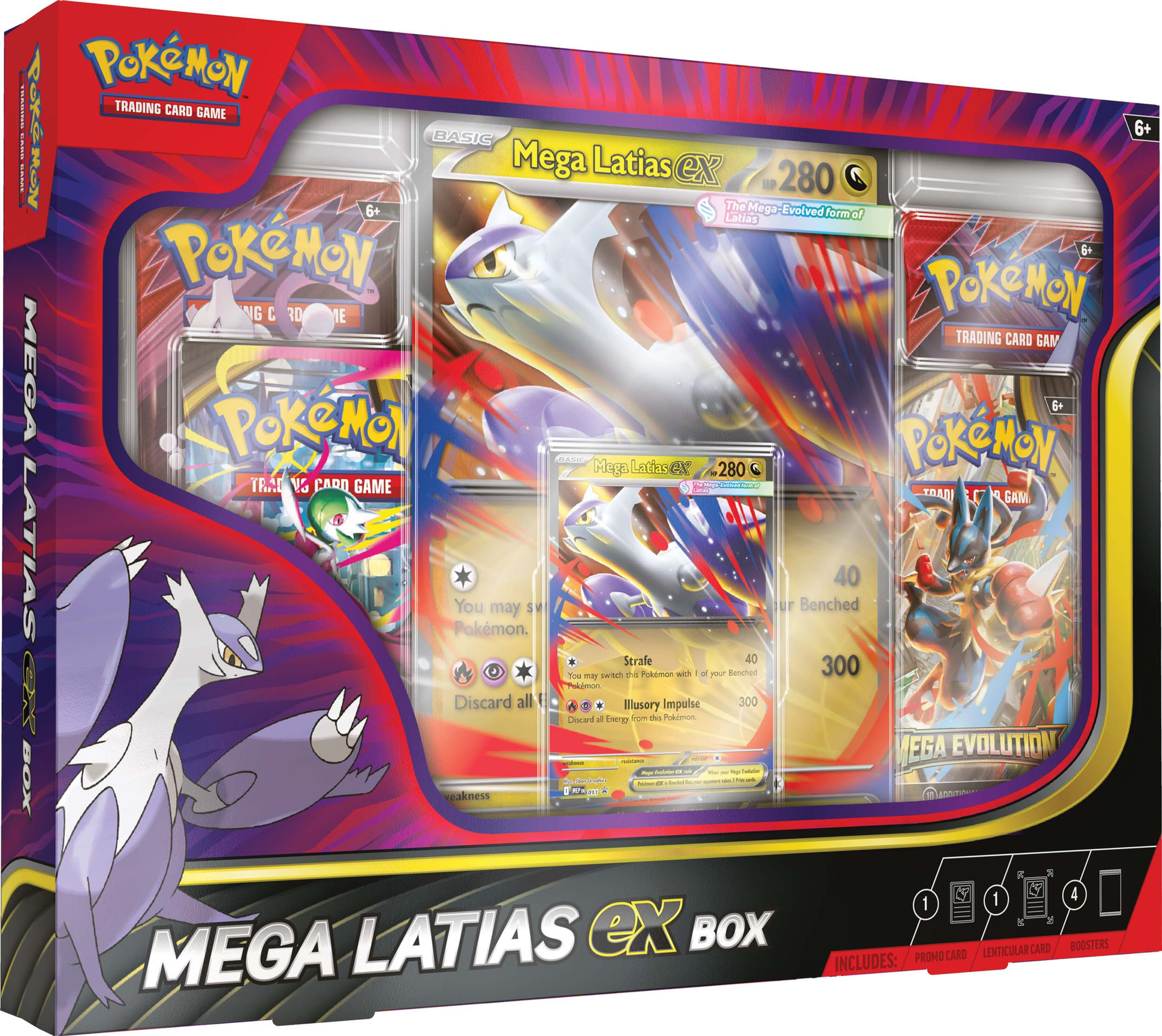 Pokemon Trading Card Game TCG Scarlet Violet Mega Evolution Latias ex box collectible destined rival promo australia