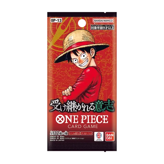 Thumbnail: One Piece Card Game OP-13 OP13 Carrying on his will Booster Japanese Pack sealed box australia TCG