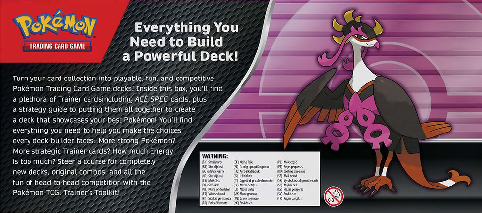 Pokemon Trading Card Game TCG Scarlet & Violet Trainer's Toolkit 2025 Collection Australia Box set