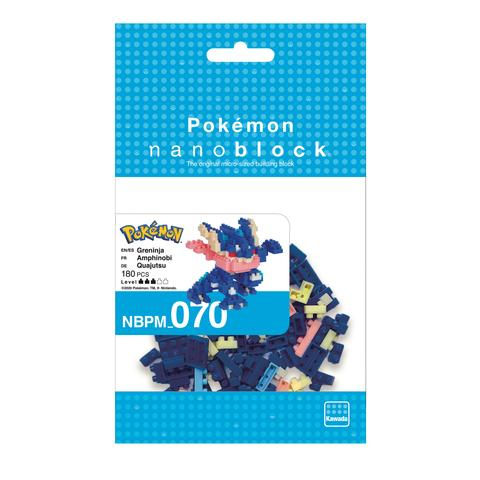 Nanoblock Pokemon - Greninja - Australia - The water and dark starter Pokemon from the Kalos region - package