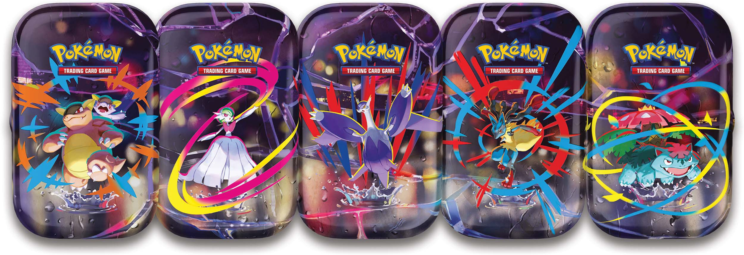 Pokemon TCG Trading Card Game Mega Heroes Mini Tin Scarlet Violet Destined Rivals Evolution Australia Collectible