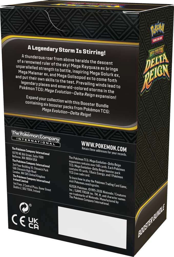Pokemon Trading Card Game TCG Mega Evolution ME6 Delta Reign rayquaza Booster Bundle australia