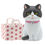 Thumbnail: Kitan Club capsule toy gashapon cat in a bag 2 figure Australia collectable hachiware gray