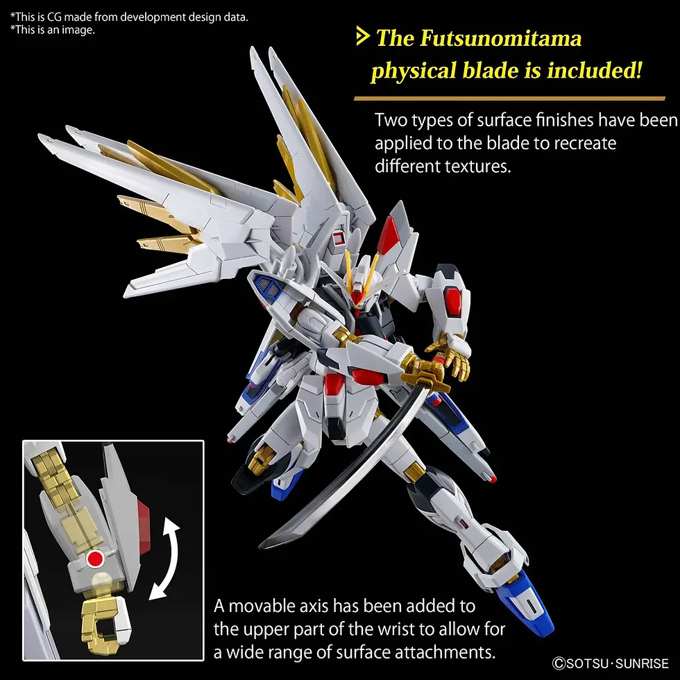 Thumbnail: Bandai HG High Grade Mighty Strike Freedom Gundam Mobile Suit Gunpla 1/144 Model Kit Mecha Australia SEED
