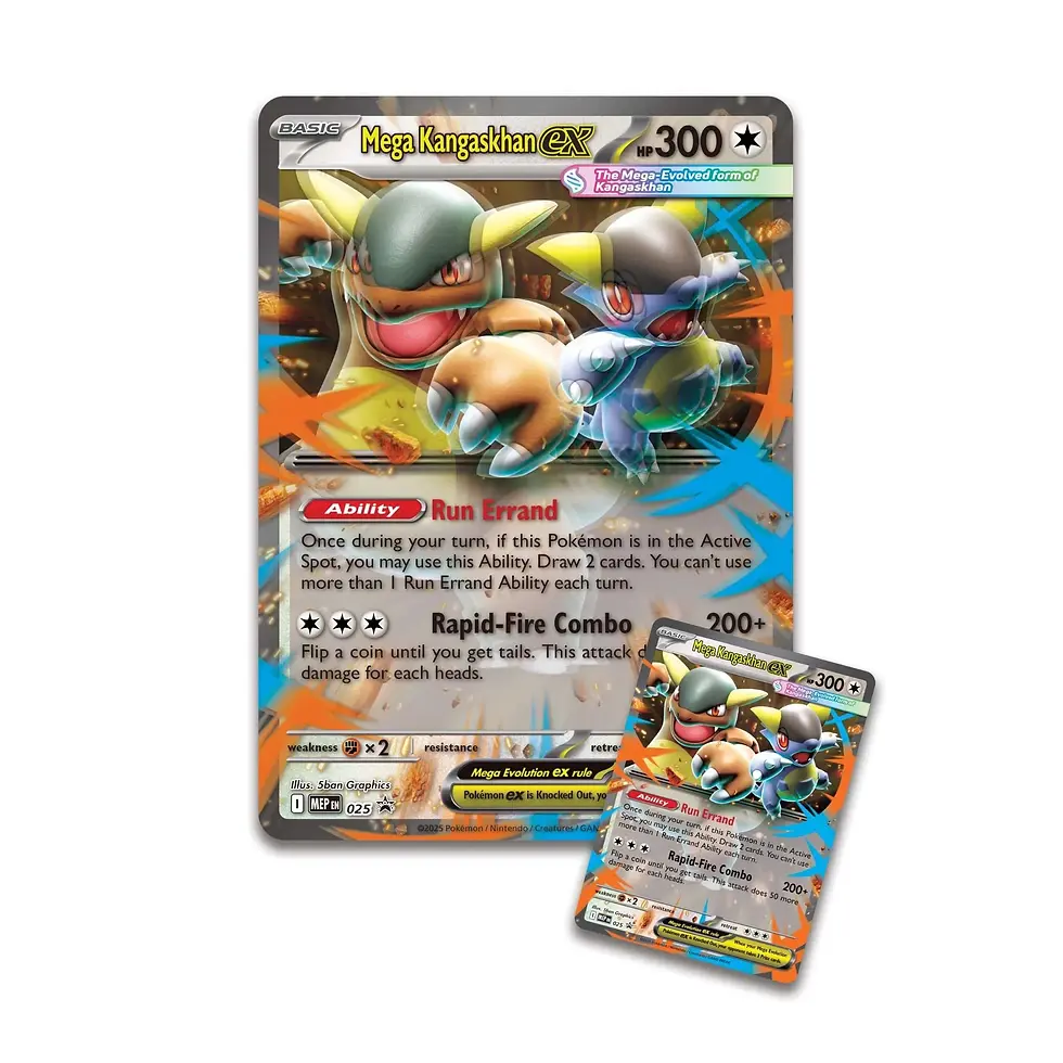 Pokemon Trading Card Game TCG Scarlet Violet Mega Evolution Kangaskhan ex Collection box destined rival promo australia