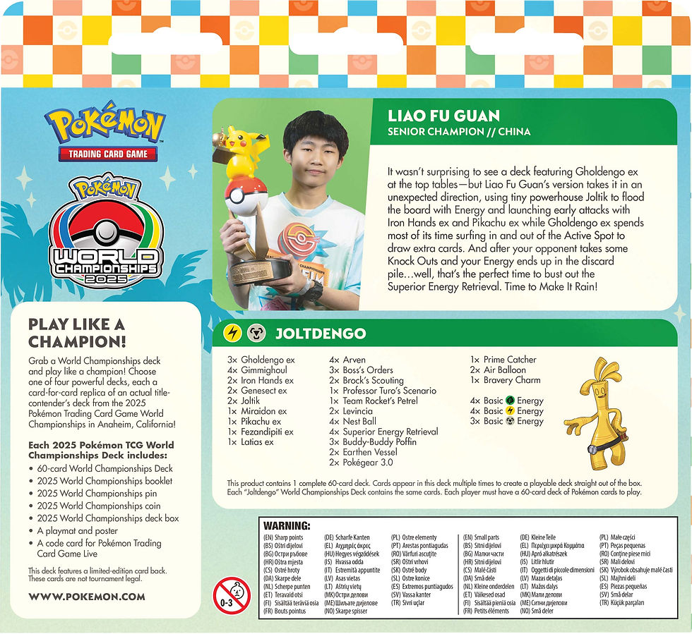 Thumbnail: Pokemon TCG Trading Card Game 2025 World Champoinships Deck Collectible Australia