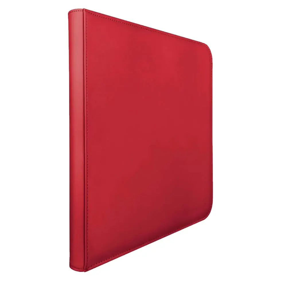 Thumbnail: ULTRA PRO VIVID 12 POCKET ZIPPERED PRO BINDER RED Card Collection Australia TCG Trading