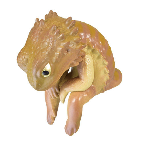 Thumbnail: Gashapon Gacha Capsule Toy YELL FUCHIYASUMI LEOPAS GECKO REPTILE FIGURE Australia Gachapon CUTE Bearded Dragon brown