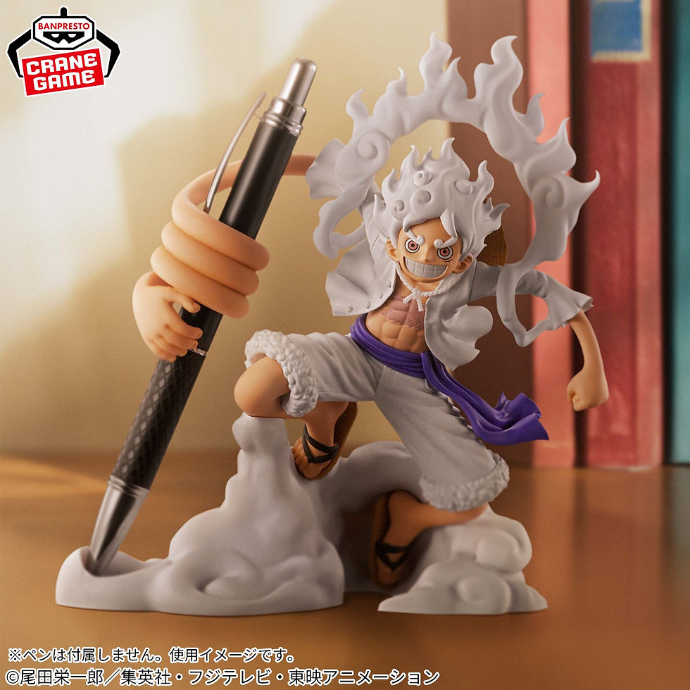 Thumbnail: Banpresto Anime Figures Australia One Piece Fig Life Monkey D Luffy Gear 5 Vol. 1 pen holder