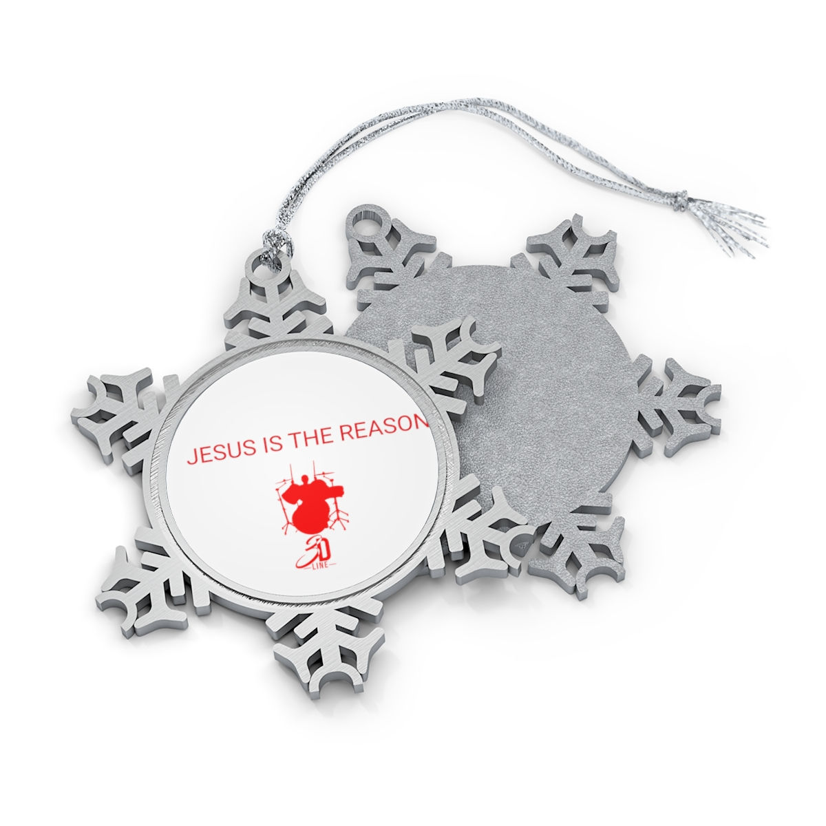 3rd's Drum Line Christmas Snowflake Ornament