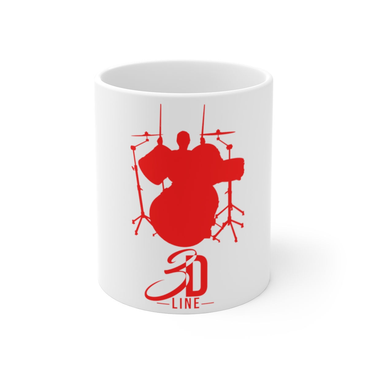 3rd's Drum Line Mug (Red)