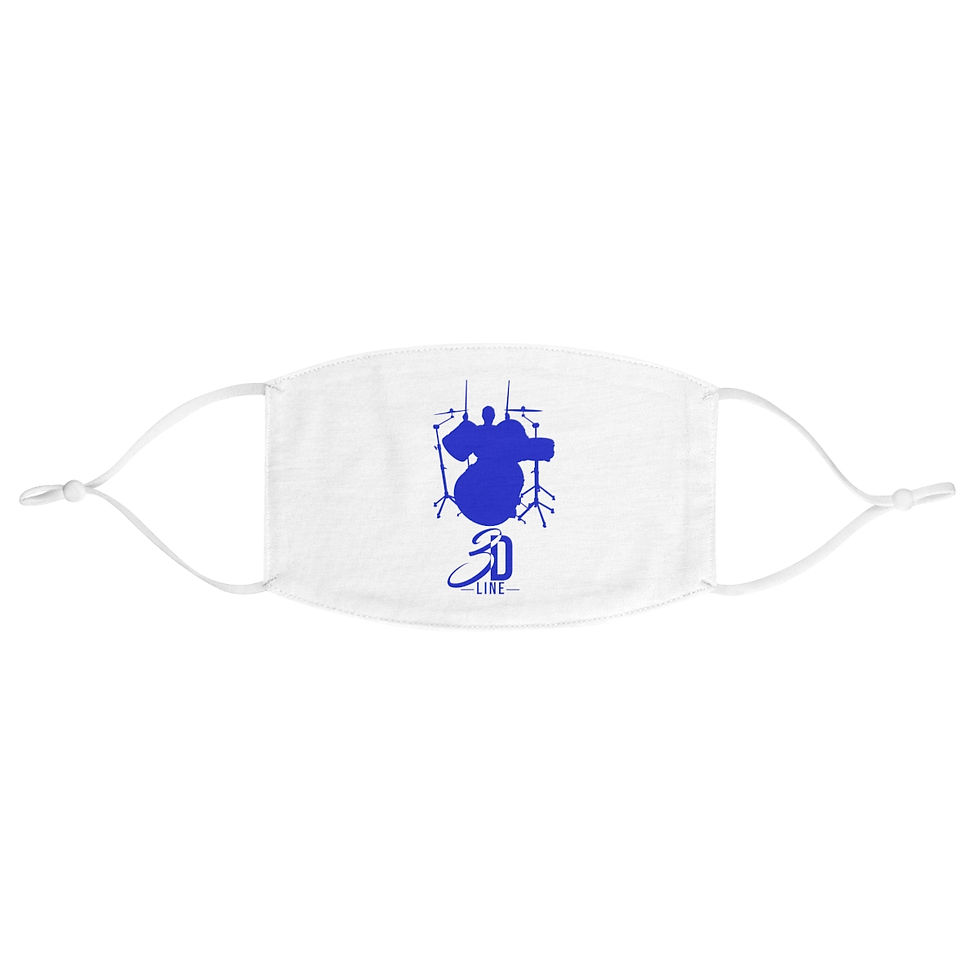 Thumbnail: 3rd's Drum Line Face Mask (Royal Blue)