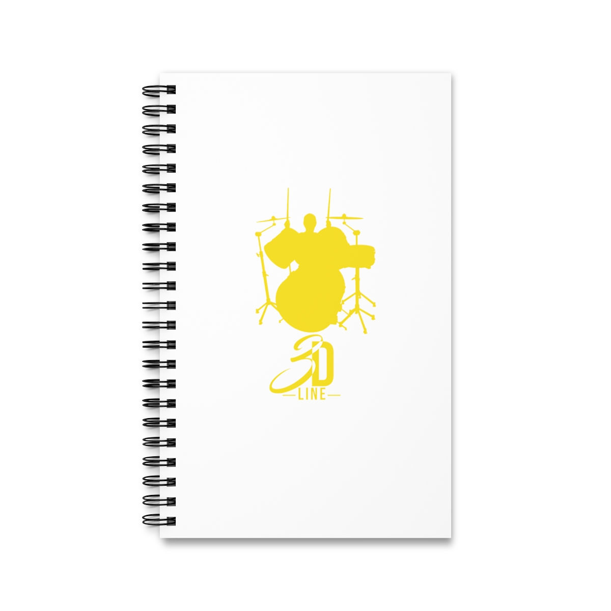 3rd's Drum Line Spiral Journal (Yellow/Gold)