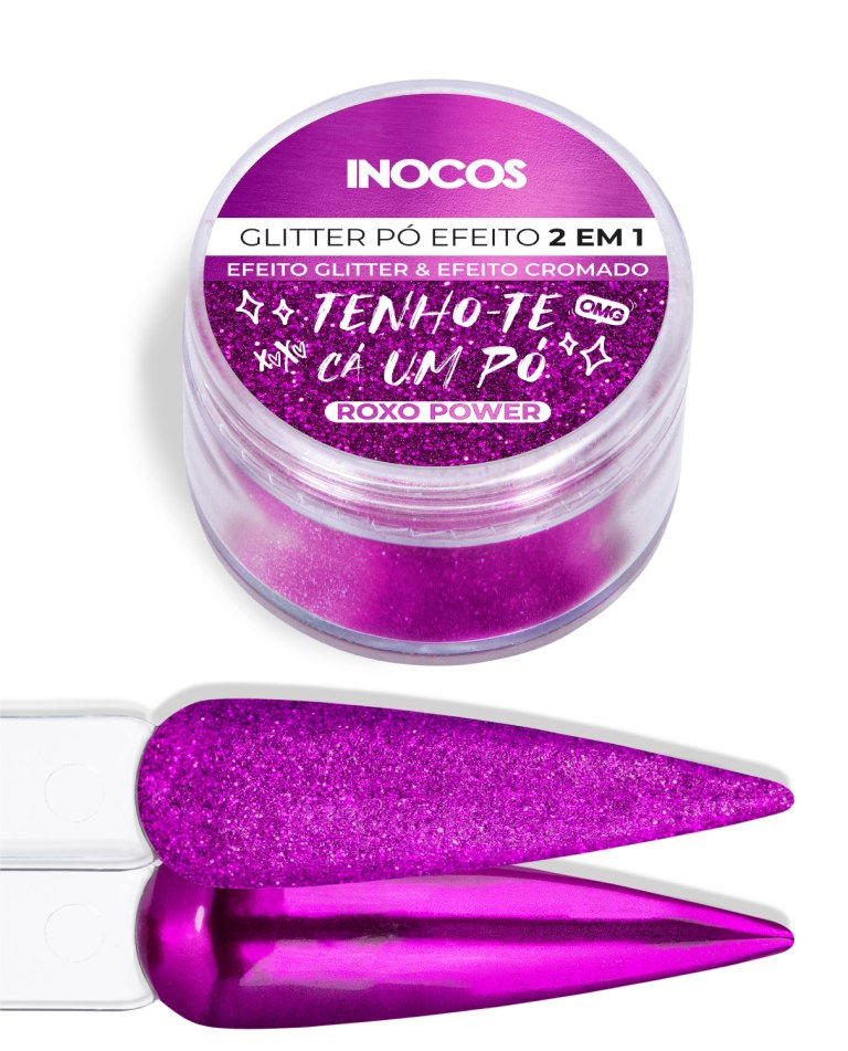 POUDRE EFFET GLITTER ROXO POWER 2 EN 1 MAUVE