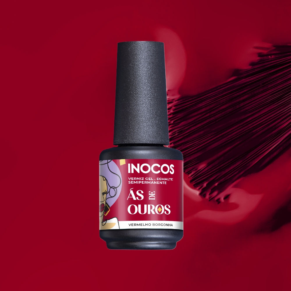 AS DE OUROS- VERNIS SEMI-PERMANENT - INOCOS 15ML