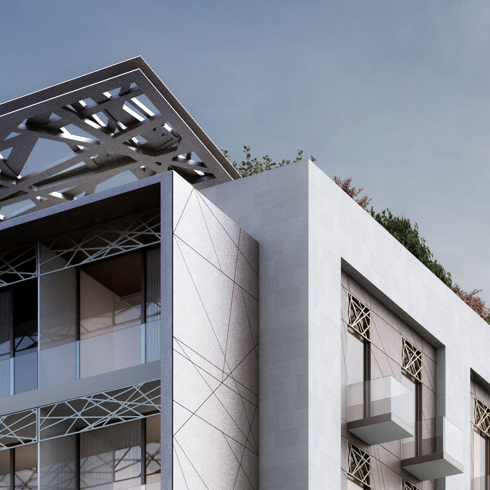 stone facade | details | CGI