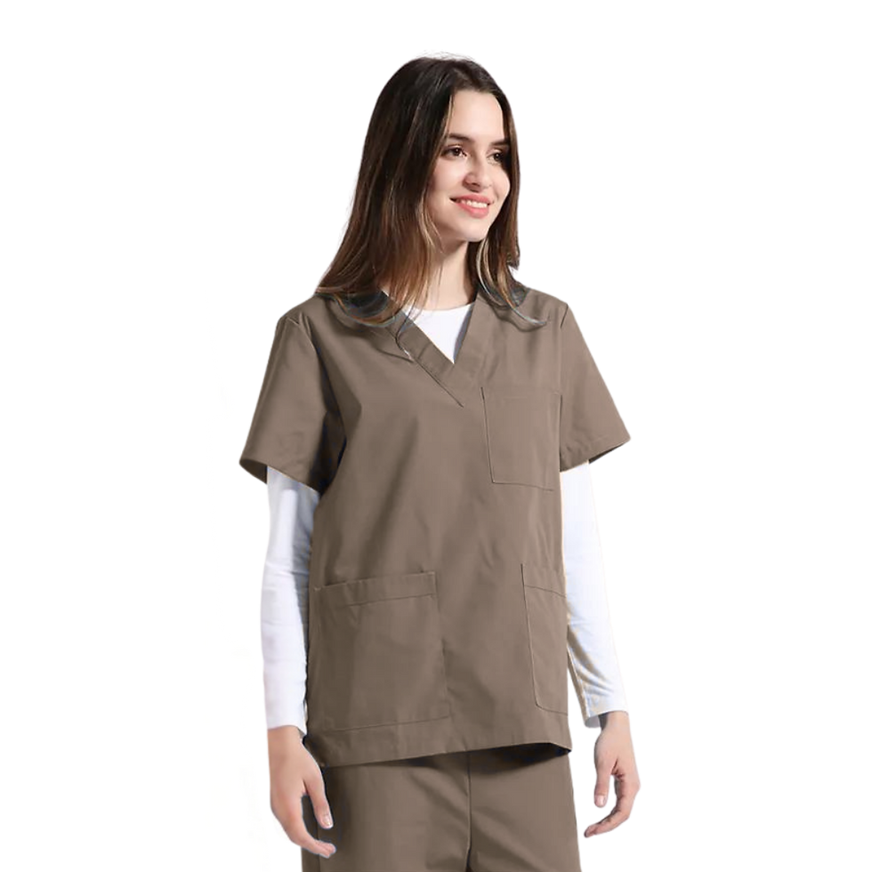 Thumbnail: Uniforme unisex con filipina de triple bolsillo AP