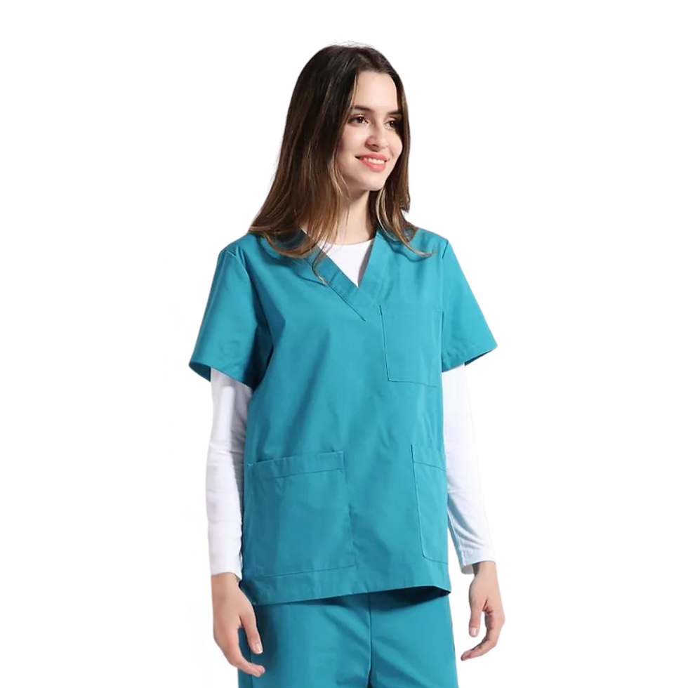 Thumbnail: Uniforme unisex con filipina de triple bolsillo AP