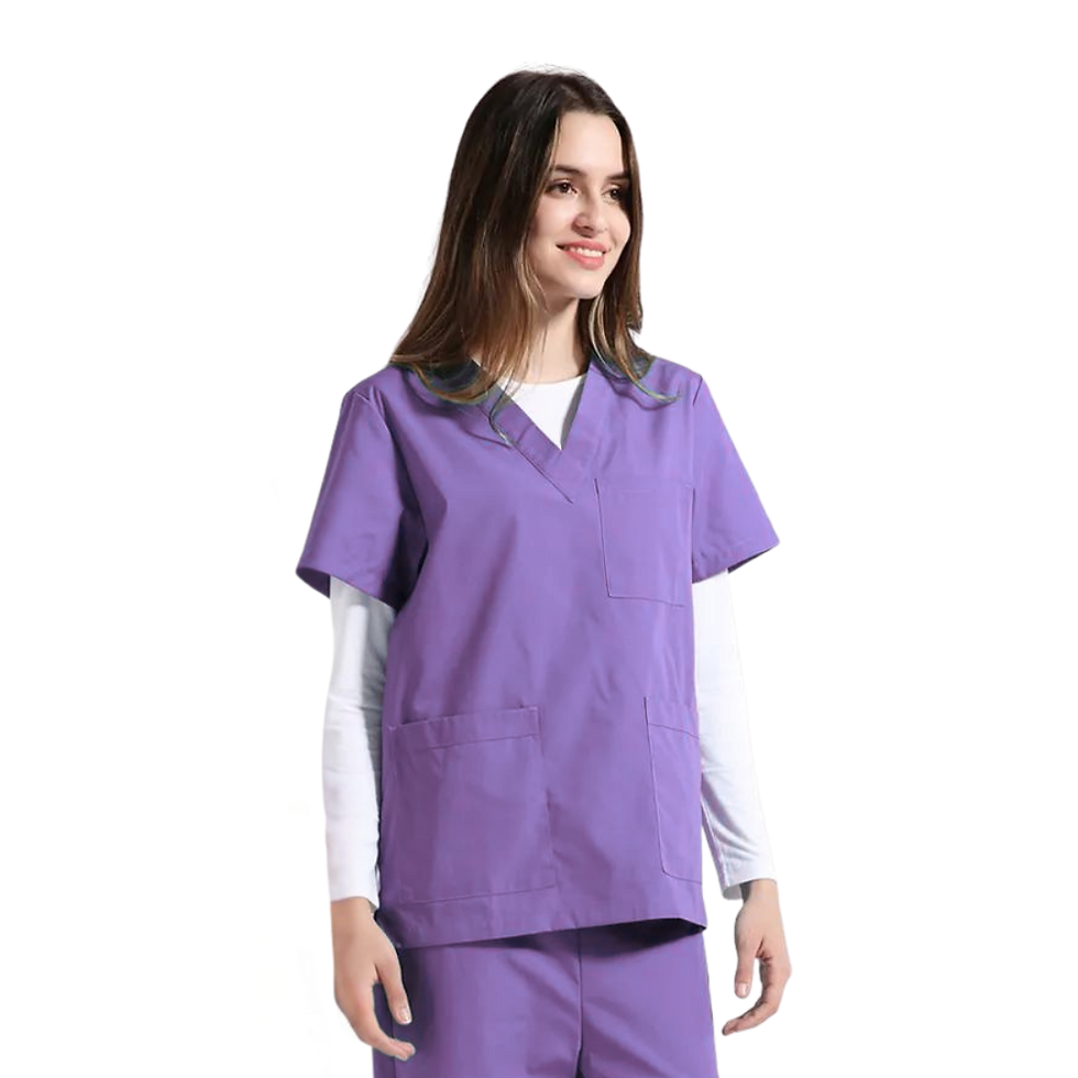 Thumbnail: Uniforme unisex con filipina de triple bolsillo AP