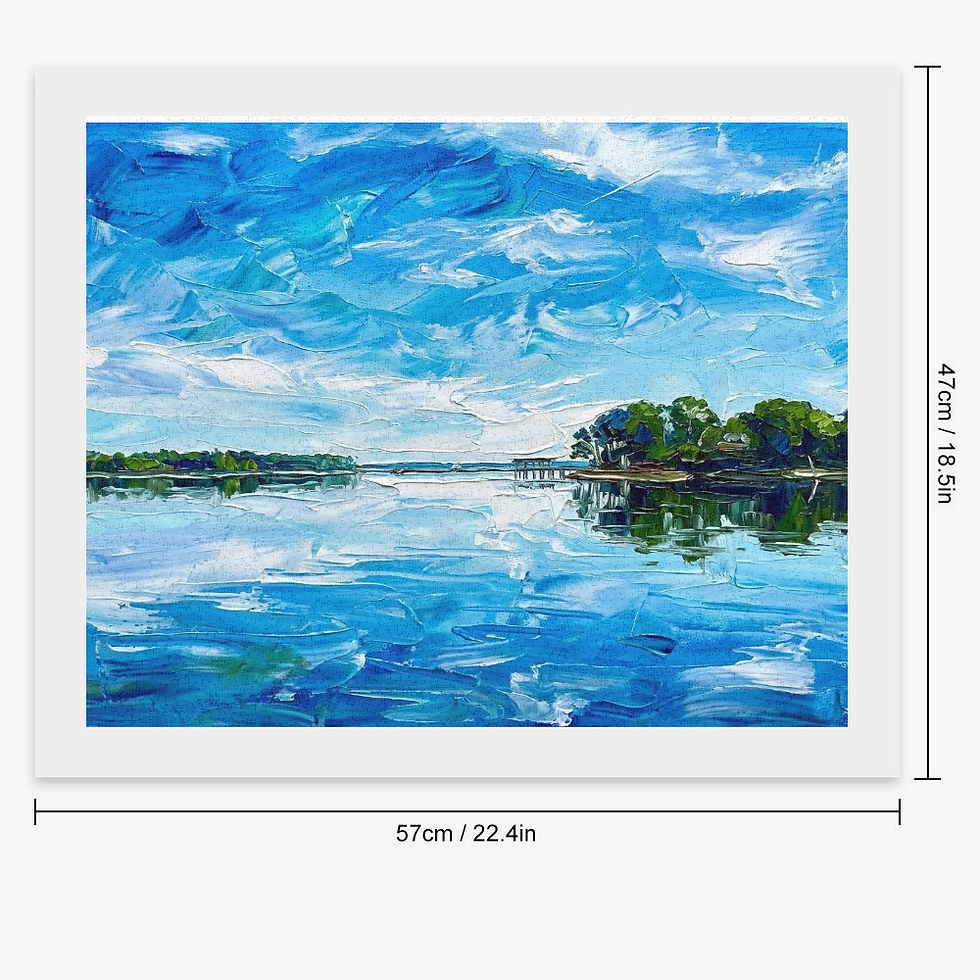 Thumbnail: Pagan River— Therapeutic Paint-by-Numbers (PBN) Kit