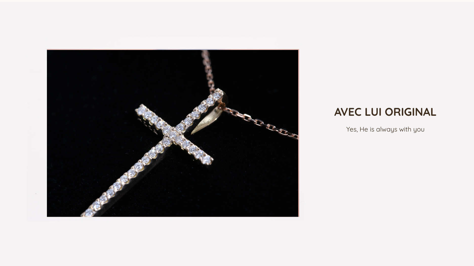 Avec Lui colier original