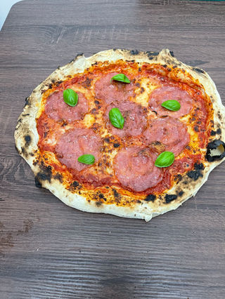 Authentic Ready Made Neapolitan Pizza Dough Ball - Hand Stretched and cooked