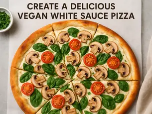 Create a Delicious Vegan White Sauce Pizza