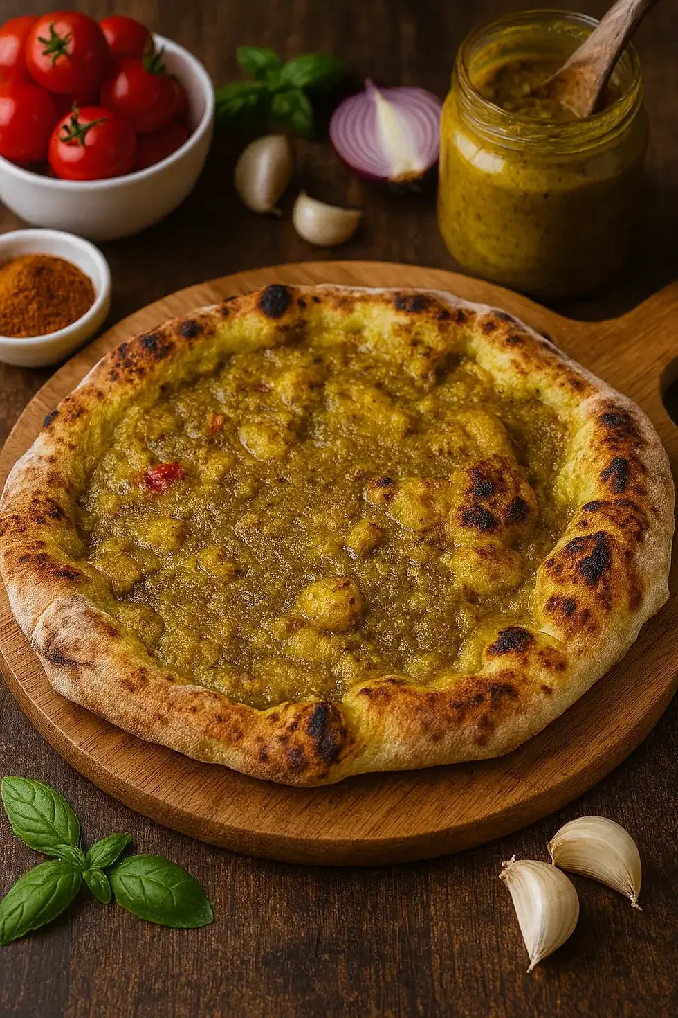 Pesto Neapolitan Pizza | Dough Dorks