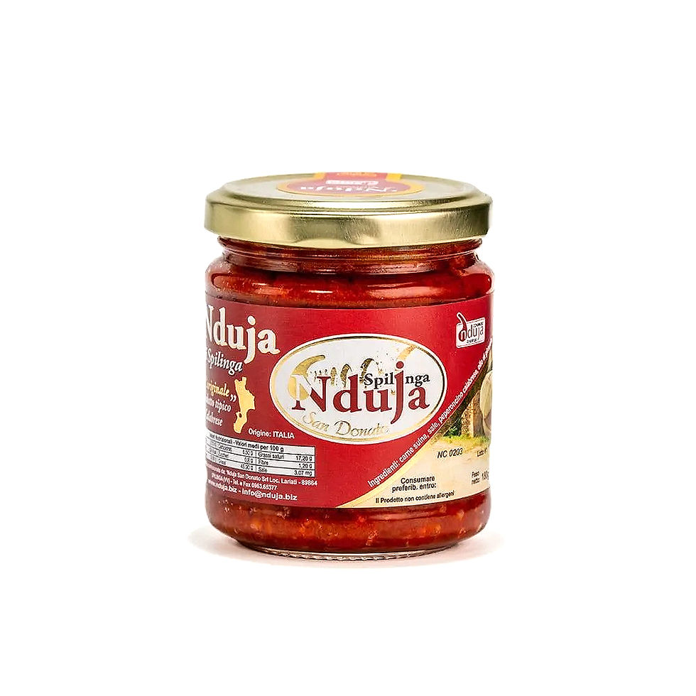 San Donato 'Nduja di Spilinga 180g jar – Calabrian spicy spreadable salami