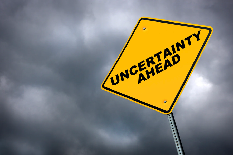 Uncertainty ahead