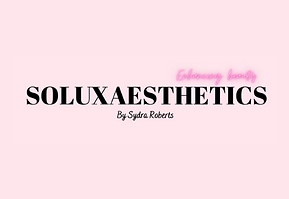 SOLUXAESTHETICS BY SYDRA ROBERTS logo