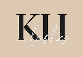 K H LASHES logo