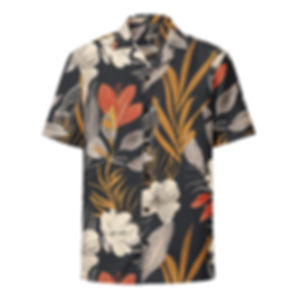 Digital print Aloha Shirt front view
