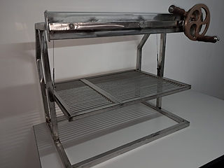 Robust stainless steel roll-up / Argentinian braai