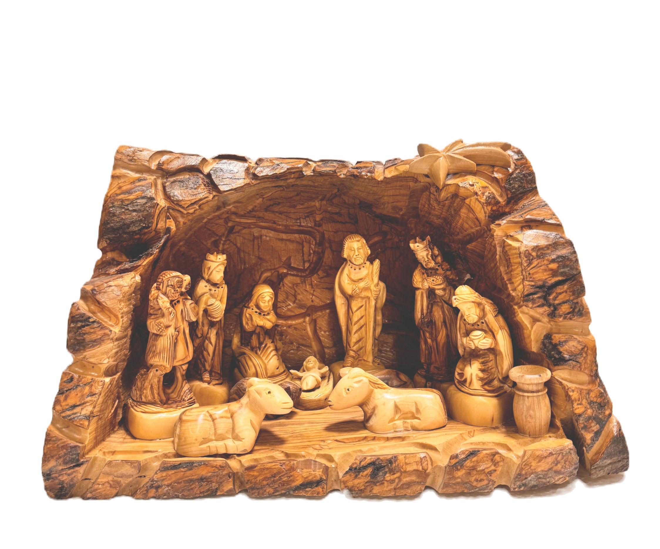 Olive Wood Nativity Set
