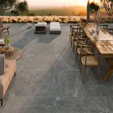 PATIO PORCELAIN 60X120X2CM TENBY GREY