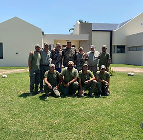 Group of hunters at HP Wingshooting Argentina