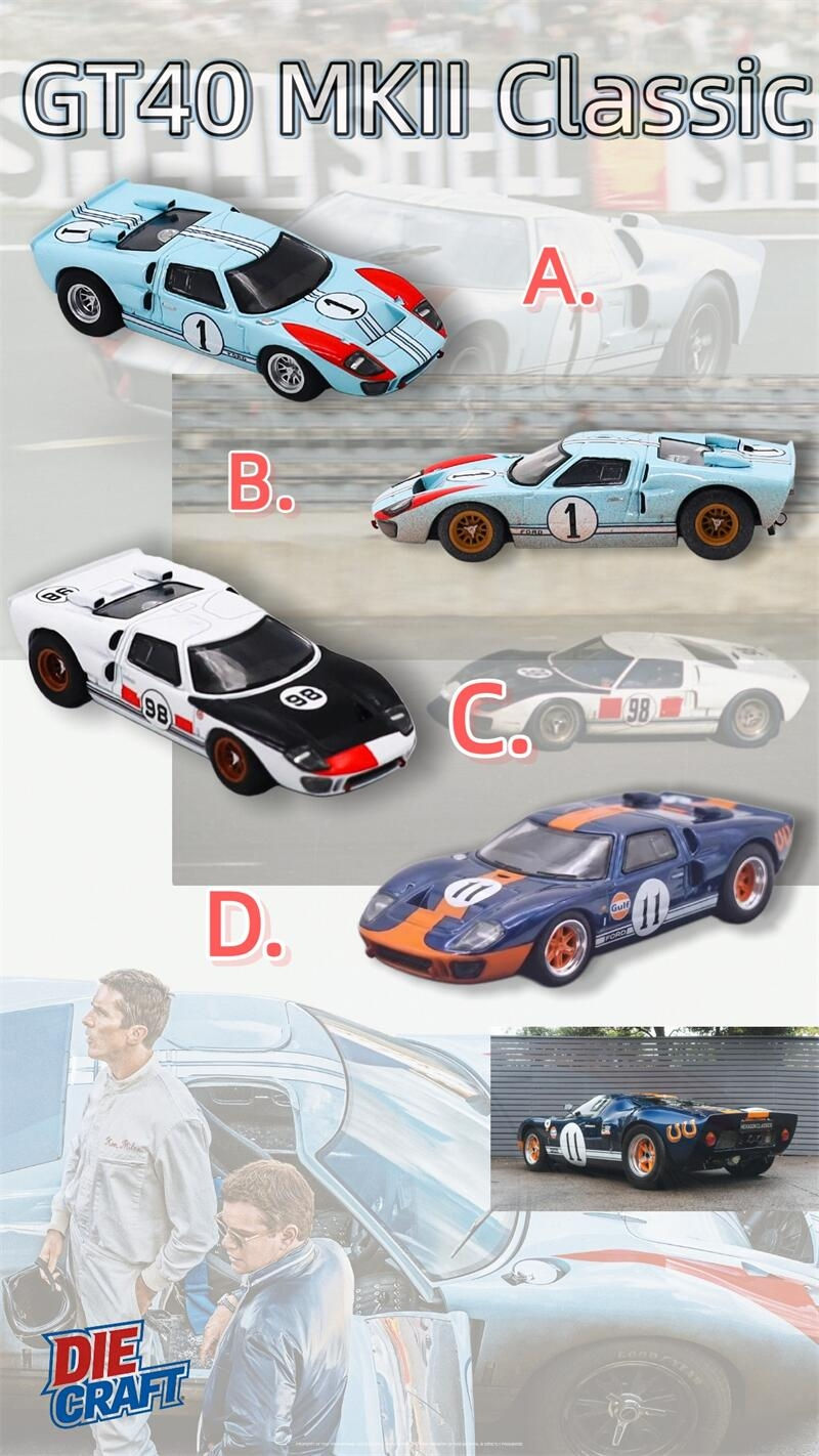 Pre Order - DIECRAFT GT40 MK II 1966