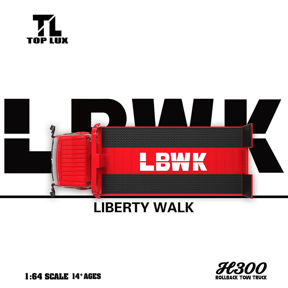 Thumbnail: Pre Order - Top Lux H300 Red Silhouette Flatbed