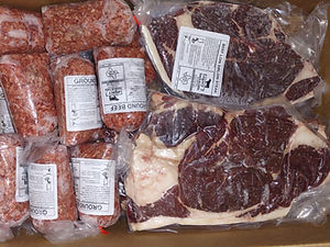 ground beef and steak box