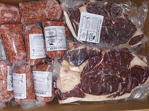 ground beef and steak box