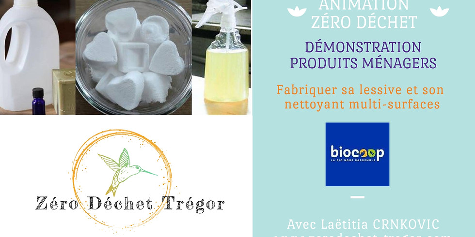 démonstration : faire sa lessive et son nettoyant multi-surfaces