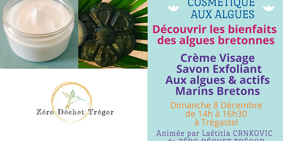 Crème Visage & Savon Exfoliant aux Algues et actifs Marins