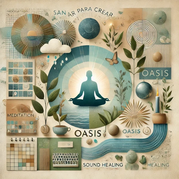 Persona meditando dentro de un OASIS en el programa SANAR PARA CREAR 