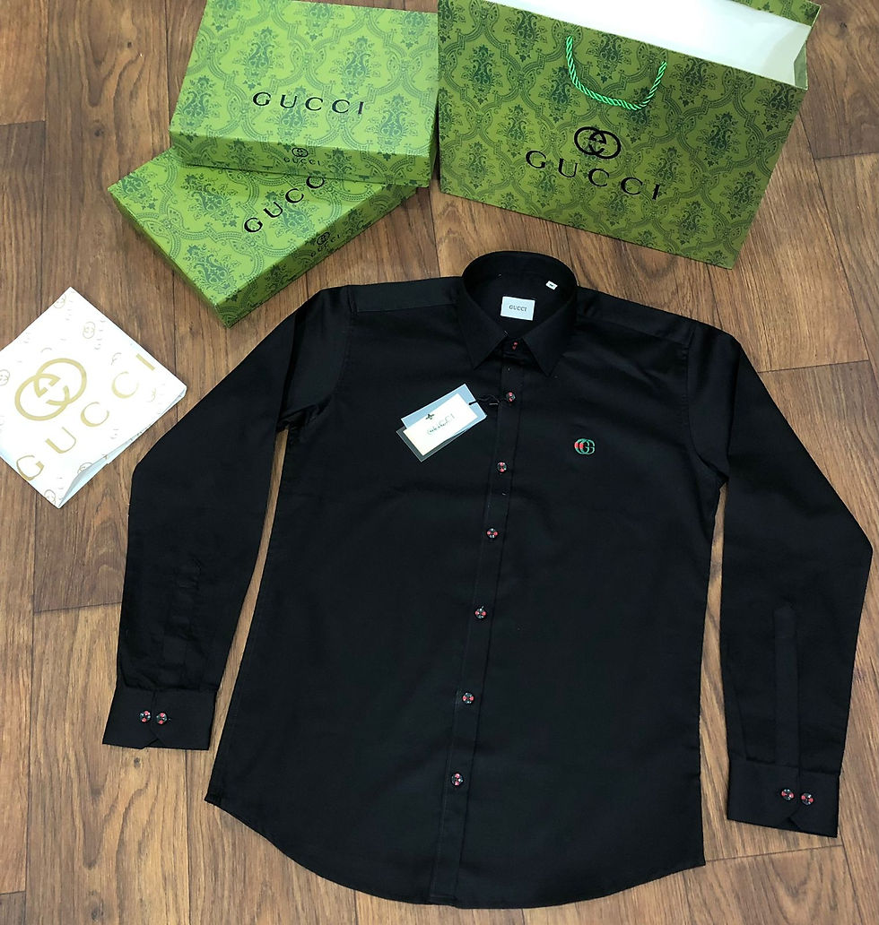 Thumbnail: Men's Gucci Cotton Shirts | Plus Size