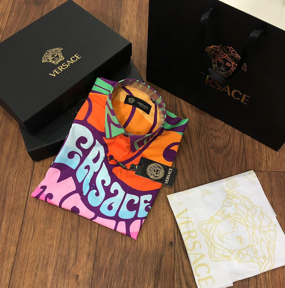 Men's Versace Printed Half Sleeves Shirts