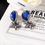 Thumbnail: Women's Beautiful Blue Stone Pearl Drop Earrings